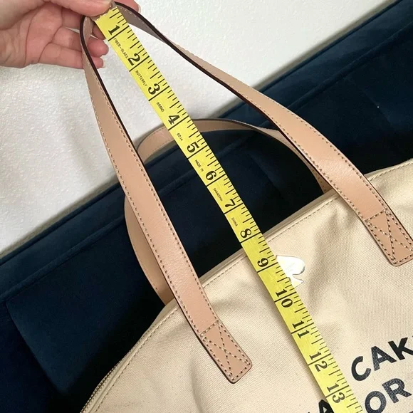 Kate Spade Eat Cake for Breakfast zipped tote